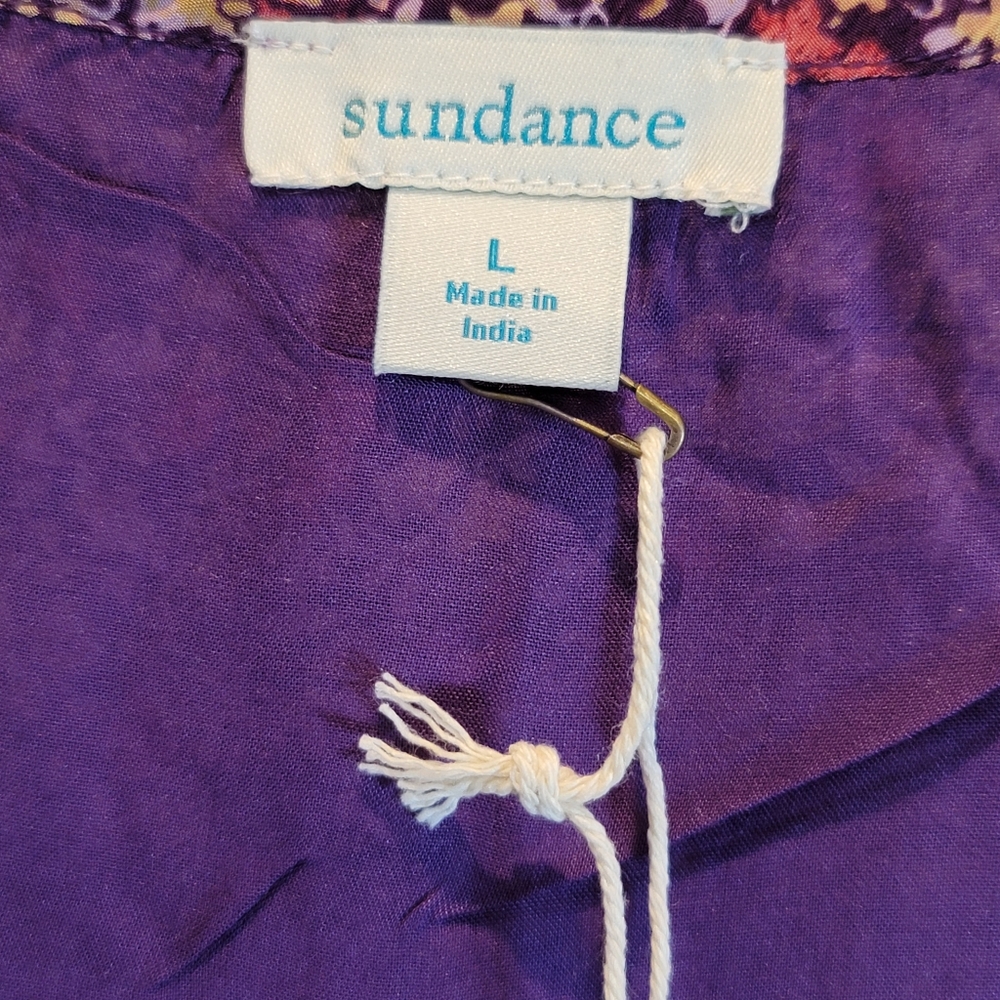 Sundance Purple Floral High-Low Dress - Picture 8 of 14